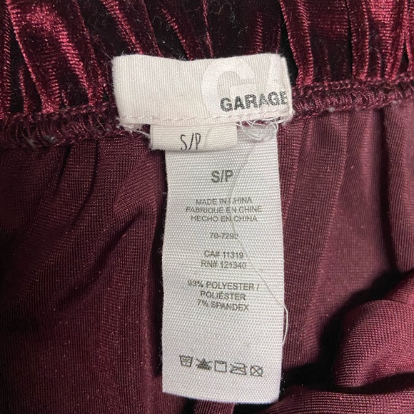 Garage Velvet Circle Skirt - Picture 2 of 2